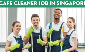 Cafe Cleaner Job In Singapore